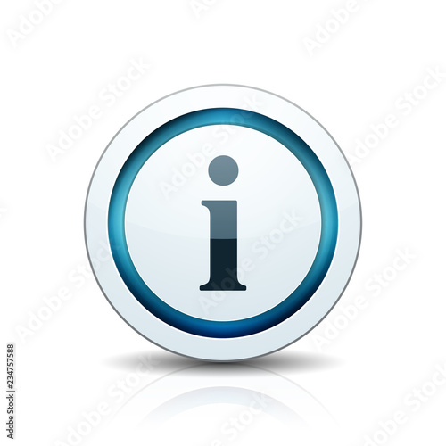 i Info button illustration photo