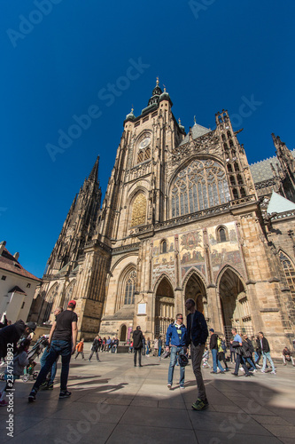 Catedral na cidade de Praga na República Tcheca