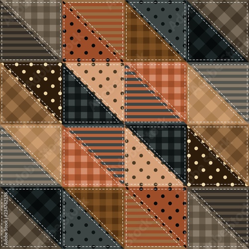 patchwork background with different patterns