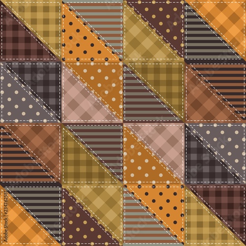 patchwork background with different patterns