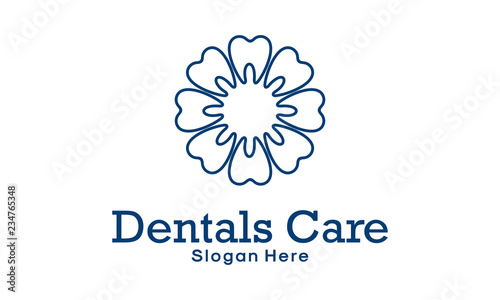 Dental Logo Design.Creative Dentist Logo. Dental Clinic Creative Company Vector Logo.