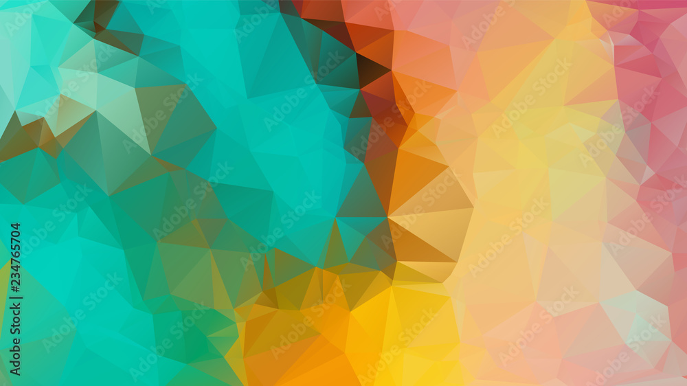 Fototapeta premium Abstract Color Polygon Background Design, Abstract Geometric Origami Style With Gradient