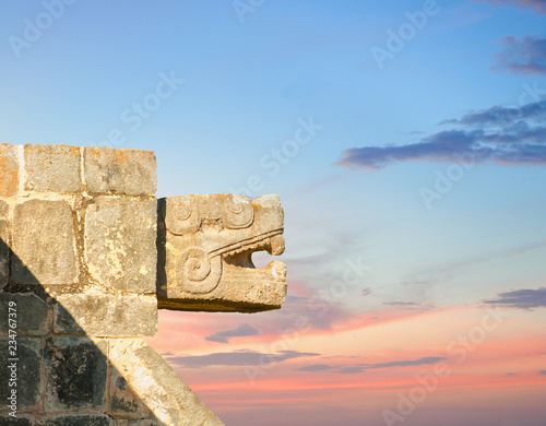 Mayan temple, Chichen Itza, Mexico.