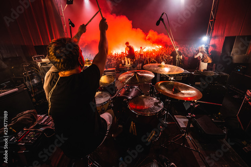 Fotografia Drummer on stage