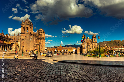 Plaza de Armas in Cusco, Peru.