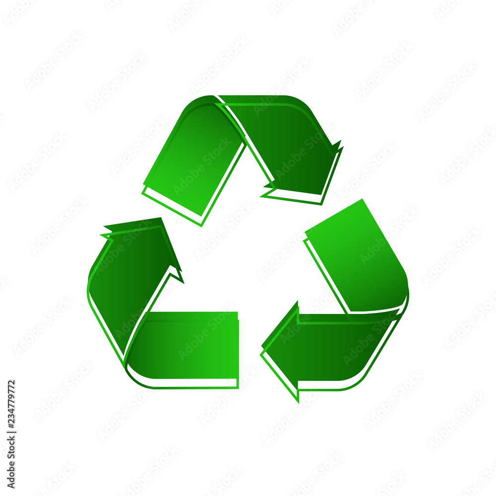 Fototapeta premium Recycle symbol for environmental conservation