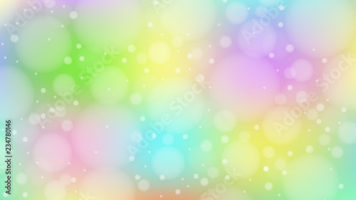 Pastel colors bokeh blurred background