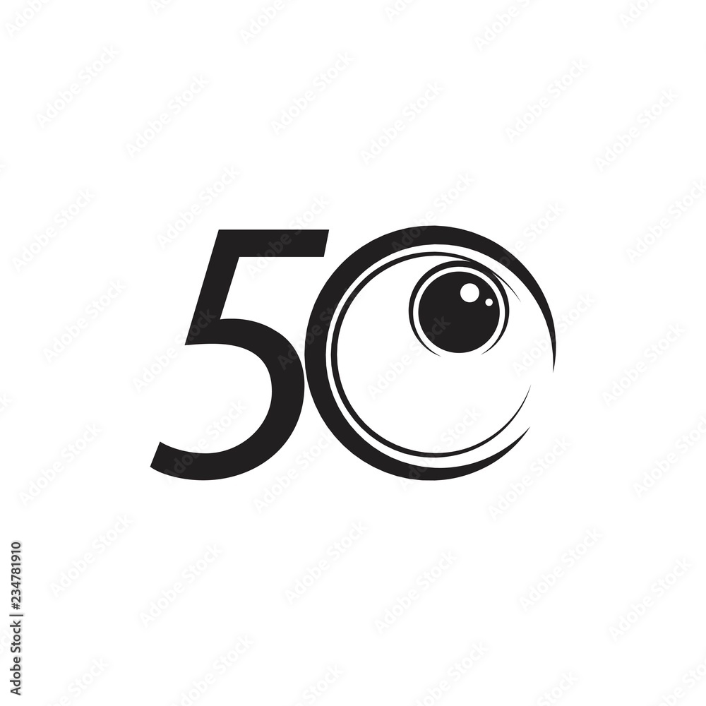 50 Year Anniversary Vector Template Design Illustration 50 Year Anniversary Vector Template Design Illustration