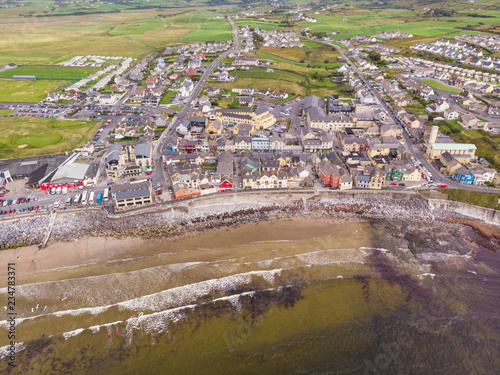 Aerial View of Lahinch photo