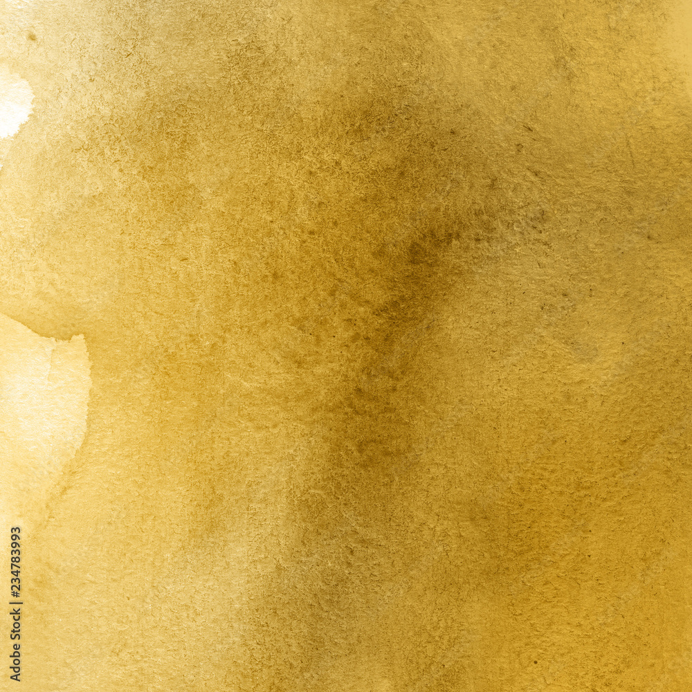 Gold luxury ink and watercolor textures on white paper background. Paint leaks and ombre effects. Hand painted abstract image. Gold luxury ink and watercolor textures on white paper background. Paint leaks and ombre effects. Hand painted abstract image.