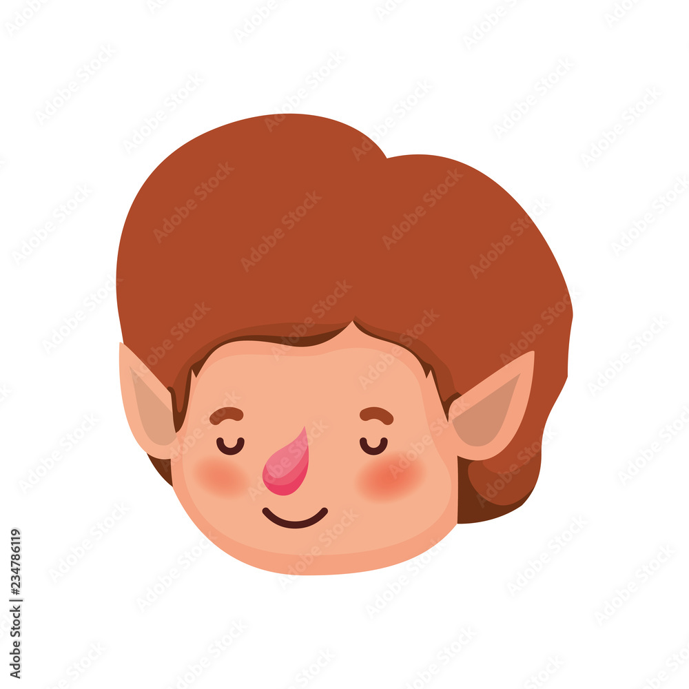 elf head avatar character