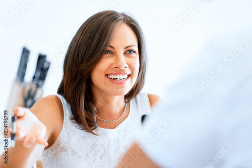 Beautiful young woman laughing portrait Free Download Beautiful young woman laughing portrait - GFXLoad