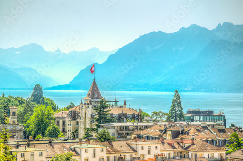 Panorama of Lausanne, Switzerland