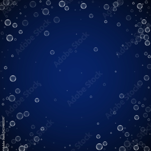 Soap bubbles abstract background. Blowing bubbles 