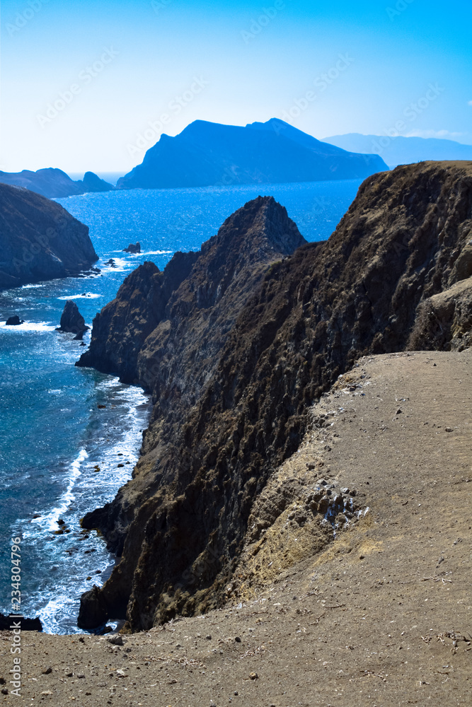 Inspiration Point on Anacapa Island in the Channel Islands National Park off the coast of Ventura, California