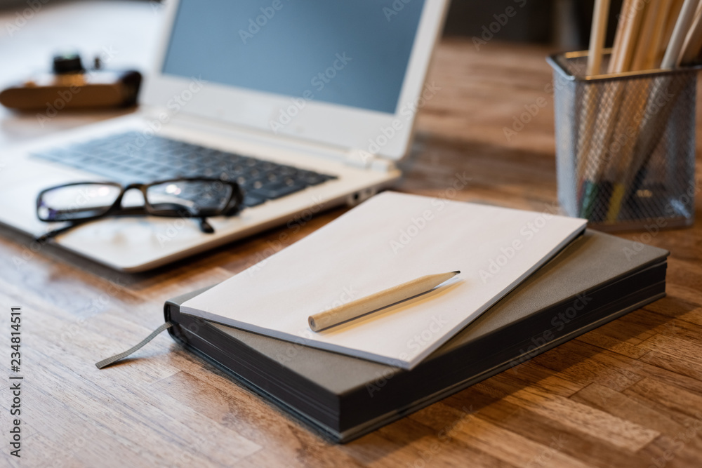 pencils and laptop pencils and laptop