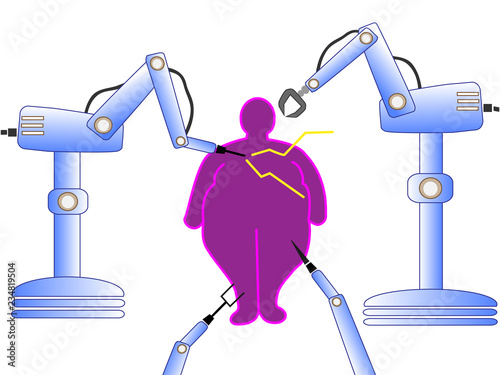人工知能を持つロボットが人間を改良している。