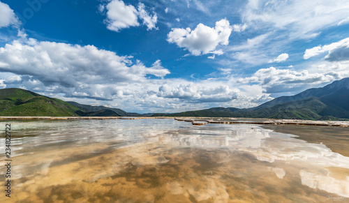 Vista desde arriba,Hierve el agua