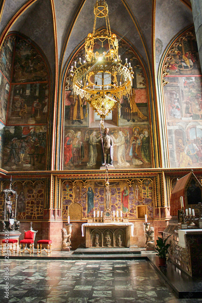 Church Saint Vitus Cathedral in Prague, Czech Republic