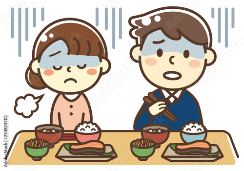 夫婦　食欲不振