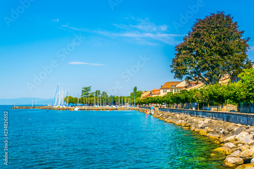 Marina at Lutry, Switzerland