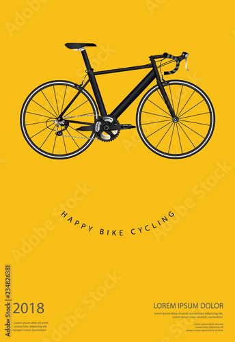 Cycling Poster Design Template Vector Illustration