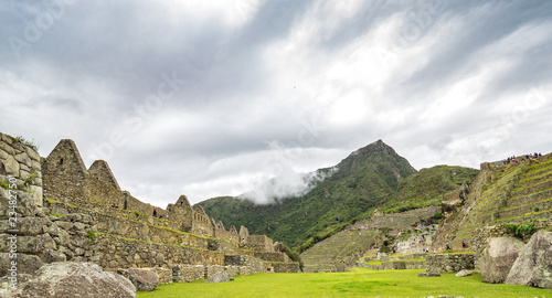 Panorama of the Machu Picchu