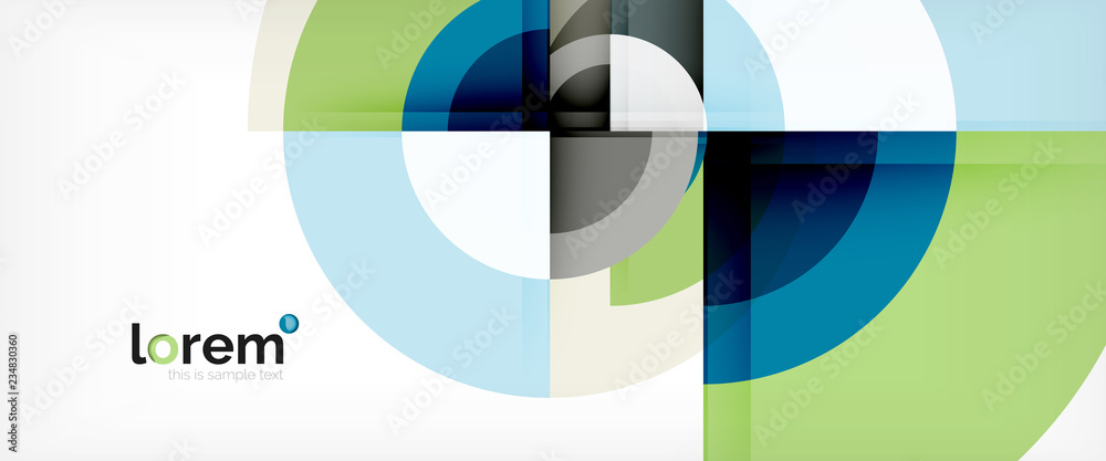 Multicolored round shapes abstract background Multicolored round shapes abstract background