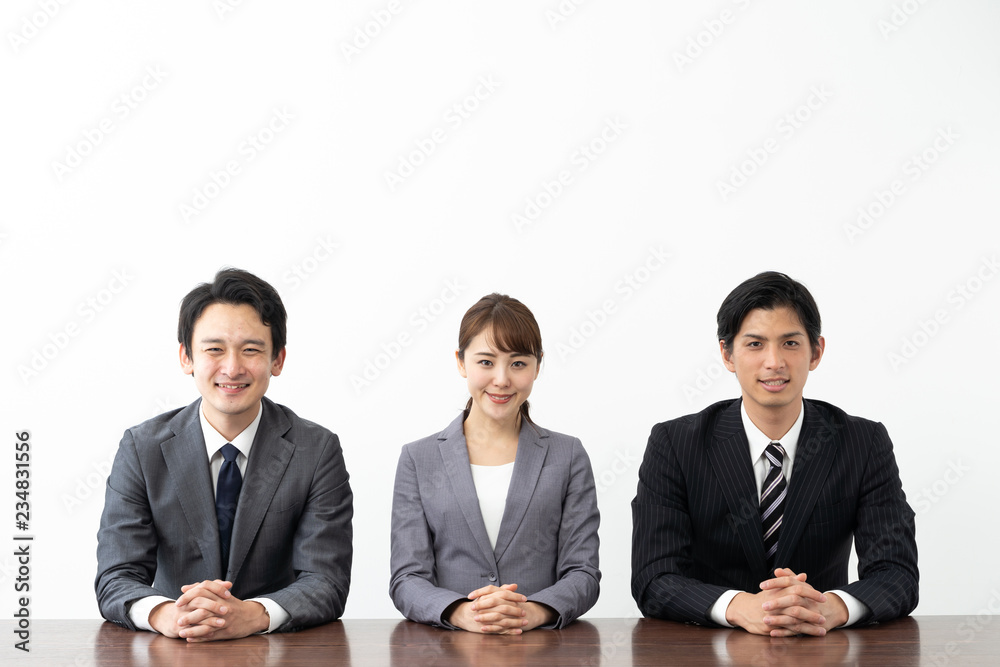 asian business group in conference room on white background asian business group in conference room on white background