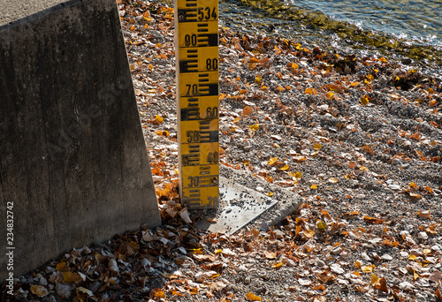 Trockenheit Pegelstand