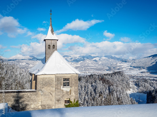 Winter in the city of Kufstein Tirol photo