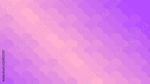 Abstract neon viole and peach background. Bright geometric pattern. Abstract vector illustration, horizontal