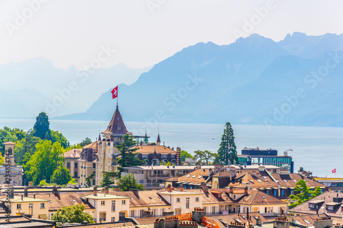 Panorama of Lausanne, Switzerland