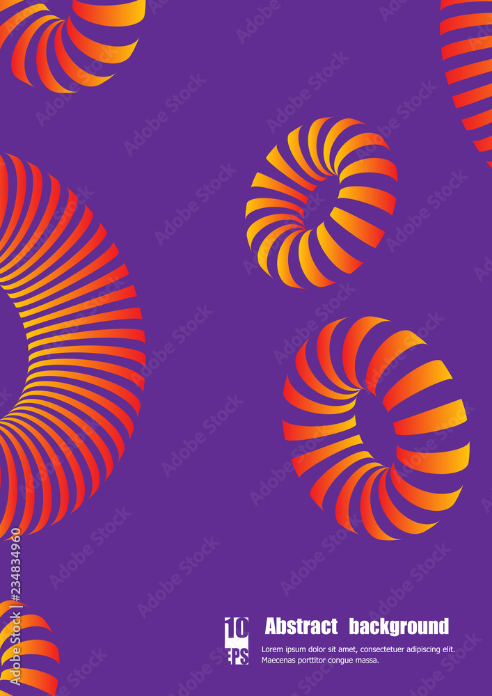 3d abstract colorful shape. Eps10 Vector illustration