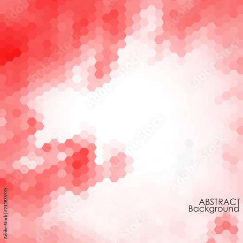 Abstract Hexagon background.