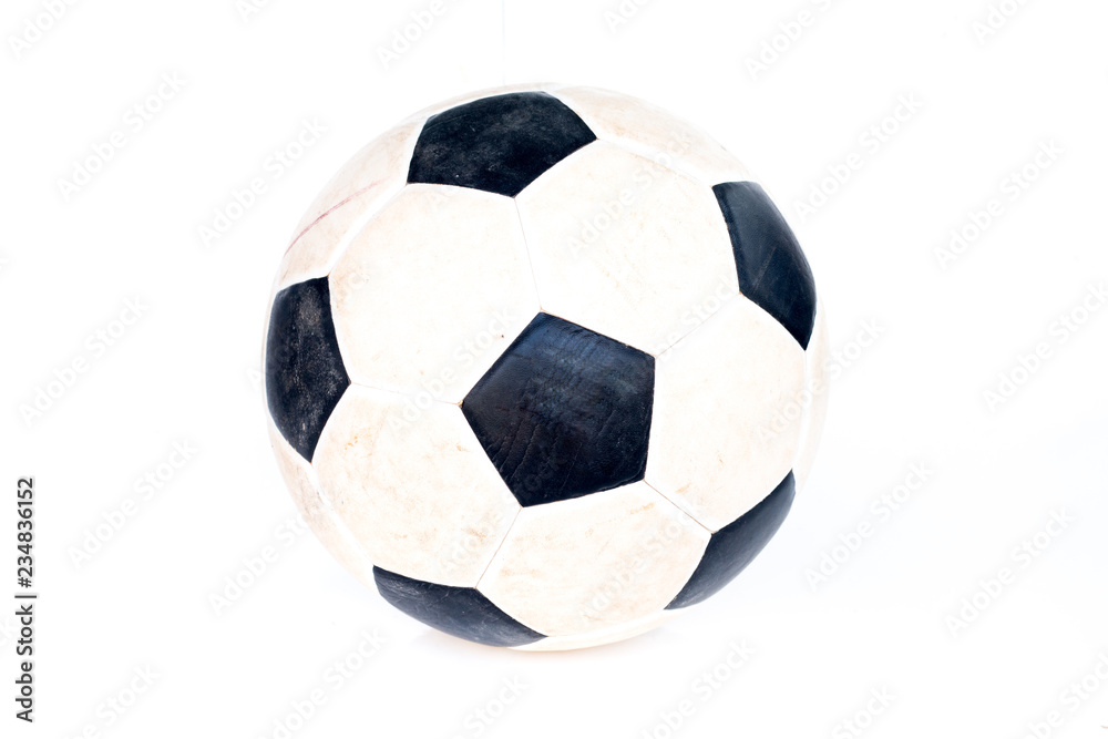 Fototapeta premium Soccer ball on white background