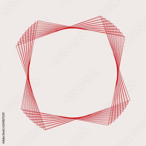 Abstract circular geometric element vector