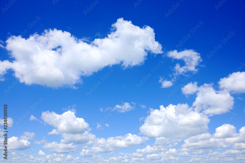 Fototapeta premium Blue sky and white clouds