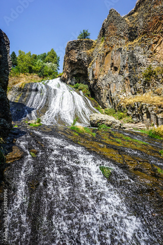 Jermuk Flowing Waterfall Scenic Spot