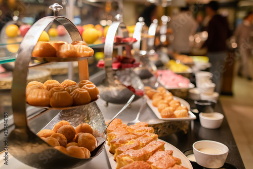 All-inclusive buffet with sweets and desserts