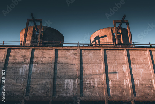 industrial decay - economic decay concept