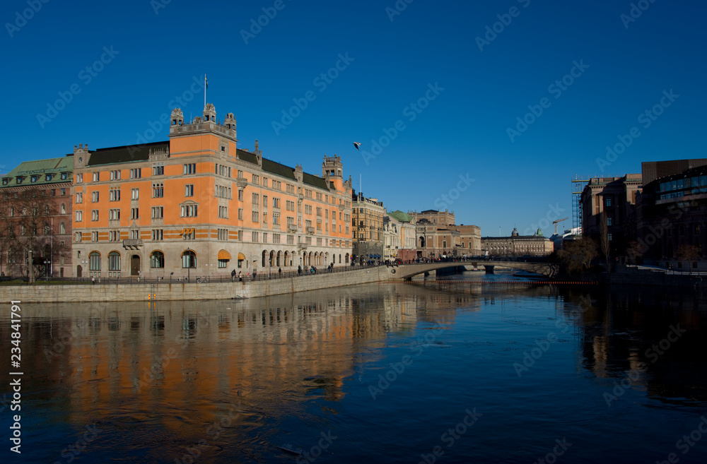 Government buildings in Stockholm, Sweden	