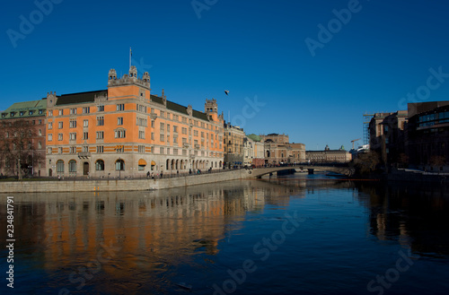 Government buildings in Stockholm, Sweden 
