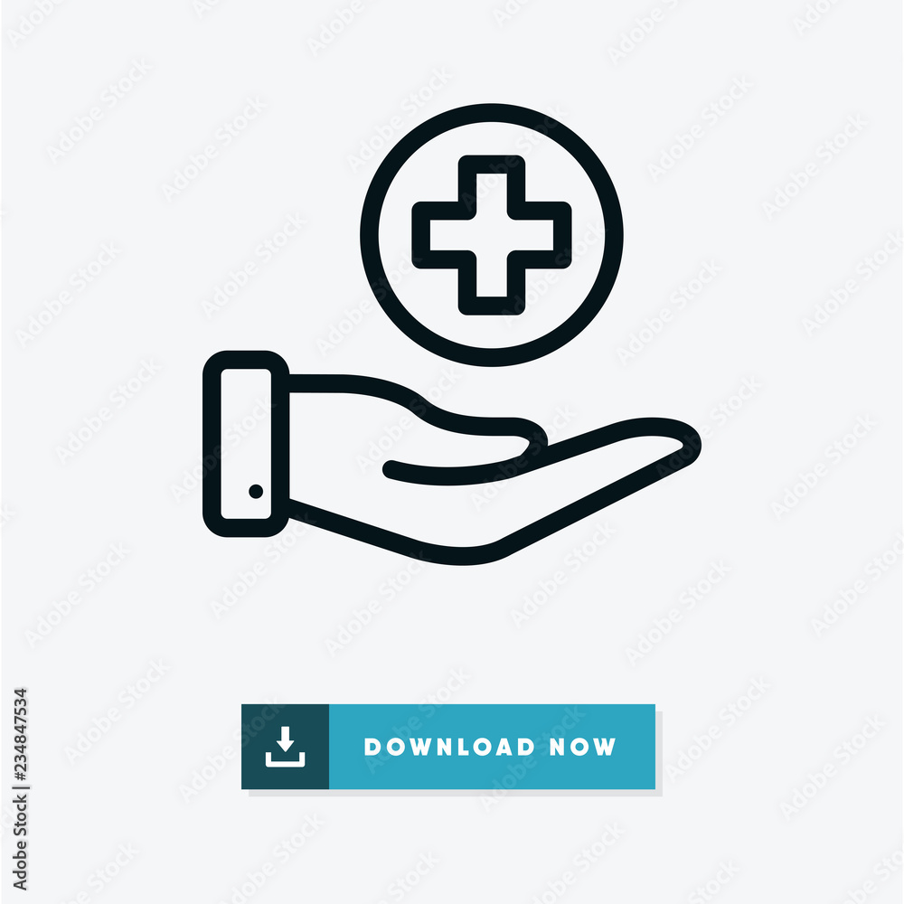 Obraz premium Support vector icon