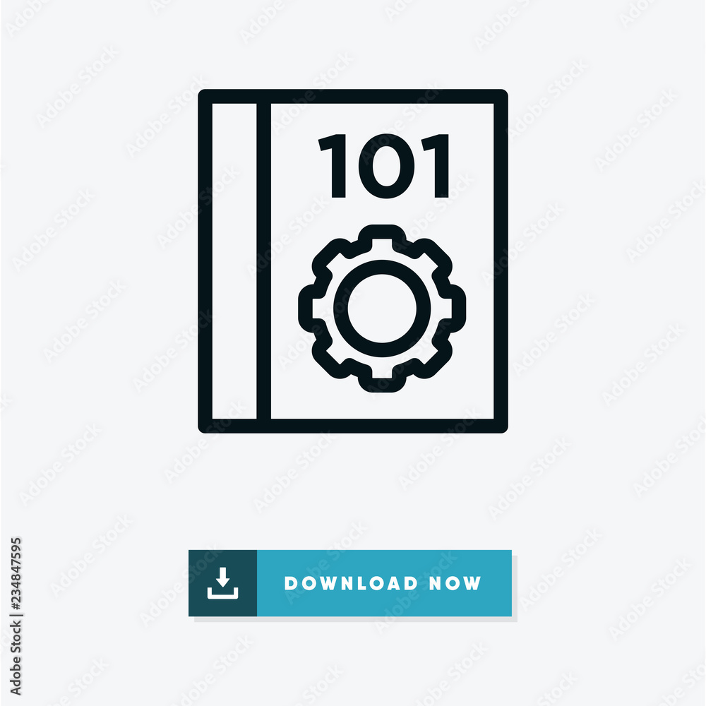 Manual vector icon Manual vector icon