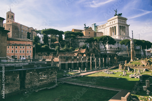Roman forum - Italy photo