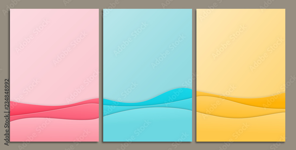 Background illustration. Template in paper cut style design. Modern design. Background illustration. Template in paper cut style design. Modern design.