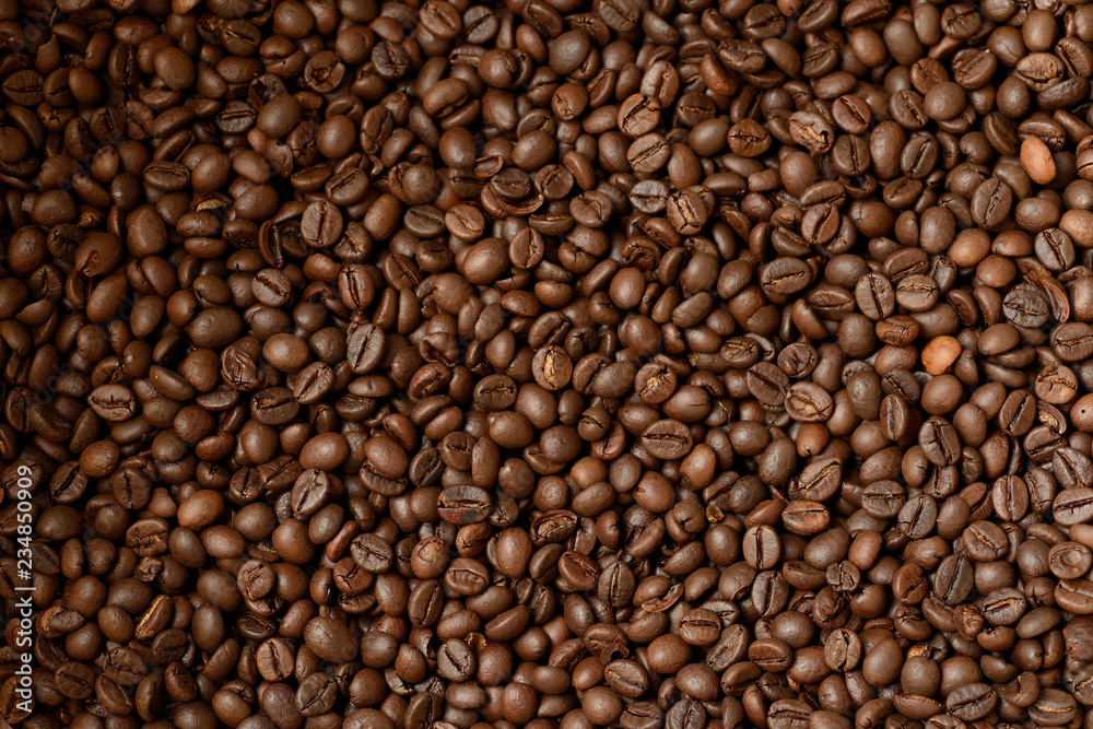 roasted coffee beans, coffee texture