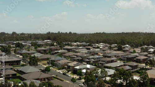 Flying over a residential area in NSW Australia