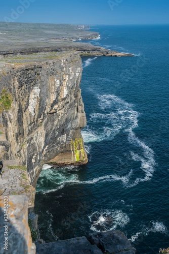 Cliff, Aran Islands, Inishmore, County Galway, Republic of Ireland